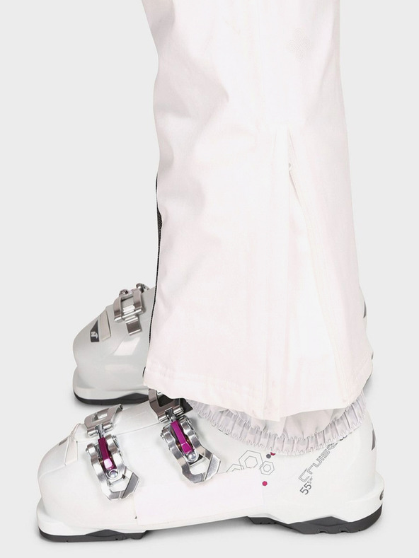 Kilpi Bijele ženske skijaške hlače KILPI ELARE