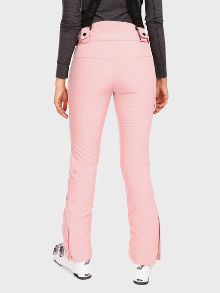 Kilpi Ružičaste ženske softshell skijaške hlače Kilpi DIONE