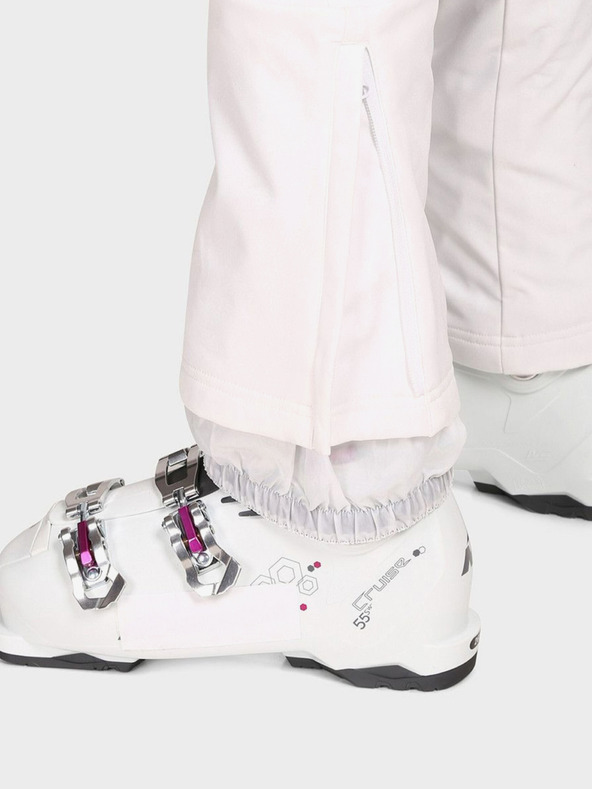 Kilpi Bijele ženske softshell skijaške hlače Kilpi DIONE