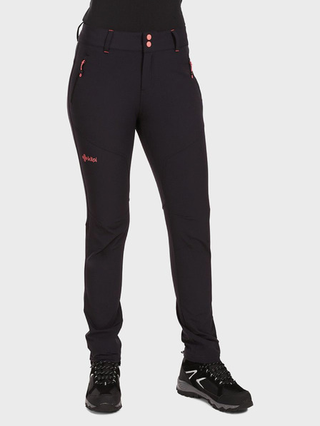Kilpi Crne ženske vanjske hlače KILPI LAGO