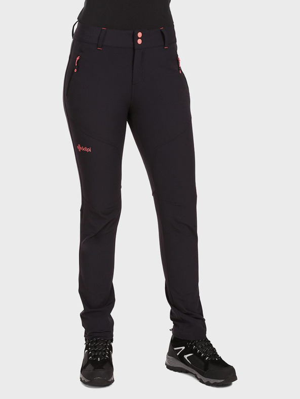 Kilpi Crne ženske vanjske hlače KILPI LAGO