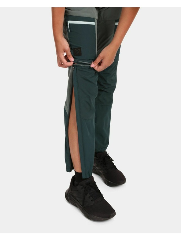 Kilpi Ženske vanjske hlače na skidanje Kilpi HOSIO-W tamnozelene