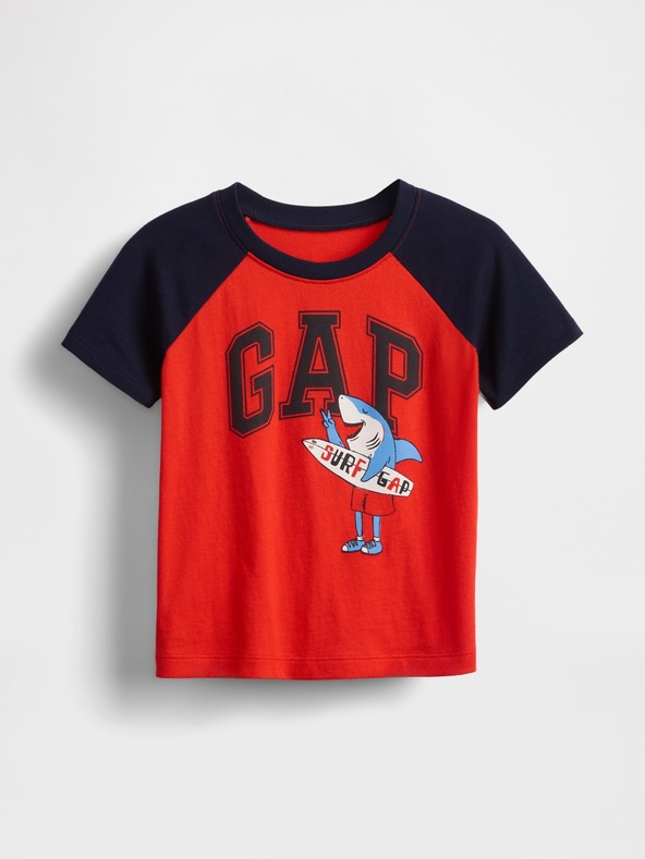 GAP Baby majica s logom Americana GAP