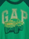GAP Baby majica s logom Americana GAP