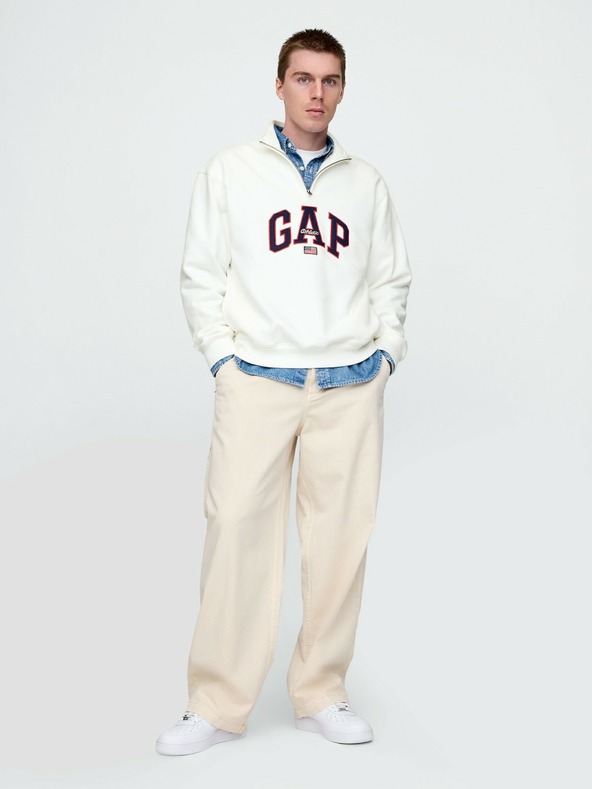 GAP Oversize majica s logom Americana GAP