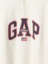 GAP Oversize majica s logom Americana GAP