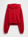 GAP Skraćena hoodie majica s logom Americana GAP
