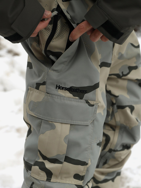 Horsefeathers Hlače Rowen Horsefeathers - tamnosive