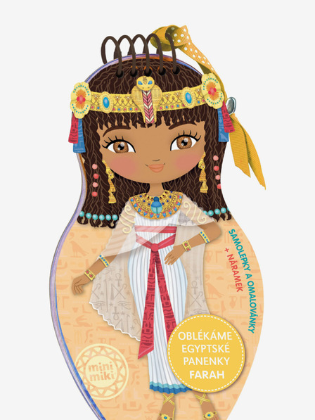 ELLA & MAX Oblačimo egipatske lutke FARAH - Bojanke