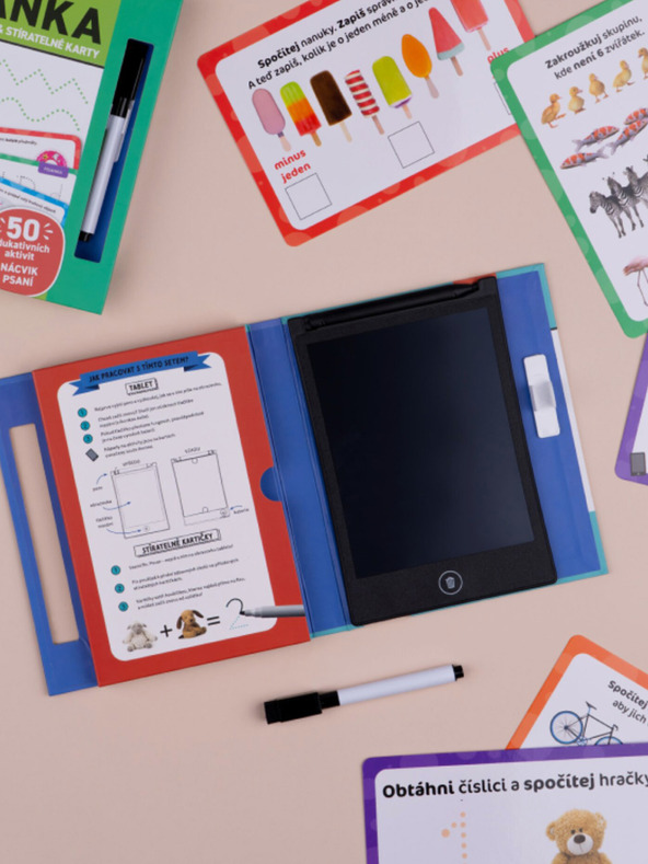 ELLA & MAX Čarobni tablet i kartice koje se mogu brisati - Prvi IZRAČUN
