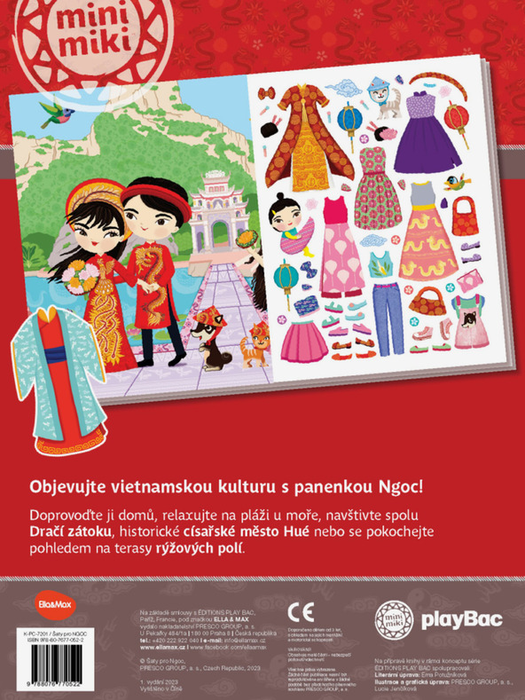 ELLA & MAX Haljine za NGOC - Knjiga naljepnica