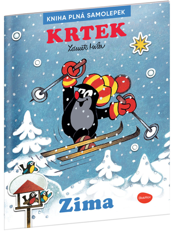 ELLA & MAX KRTEK i ZIMA - Knjiga naljepnica