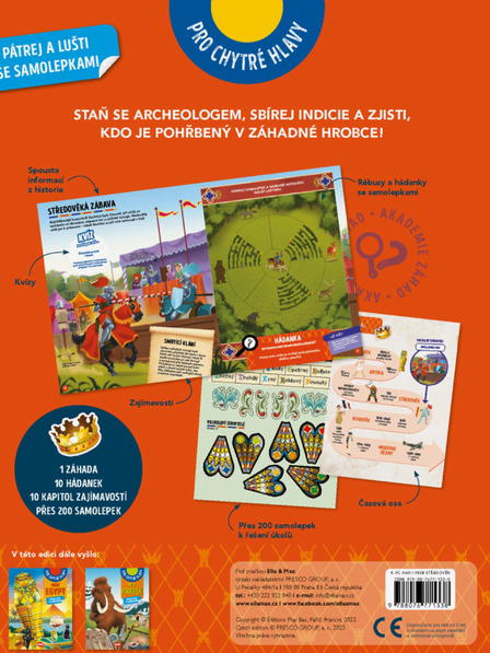 ELLA & MAX MISIJA SREDNJEG VIJEKA - Tražite i pljačkajte pomoću naljepnica