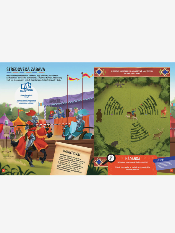 ELLA & MAX MISIJA SREDNJEG VIJEKA - Tražite i pljačkajte pomoću naljepnica