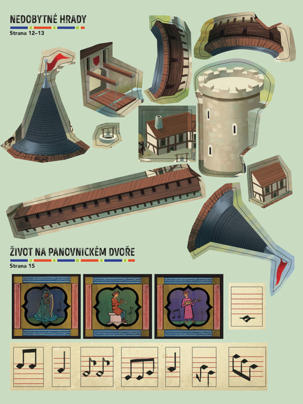 ELLA & MAX MISIJA SREDNJEG VIJEKA - Tražite i pljačkajte pomoću naljepnica