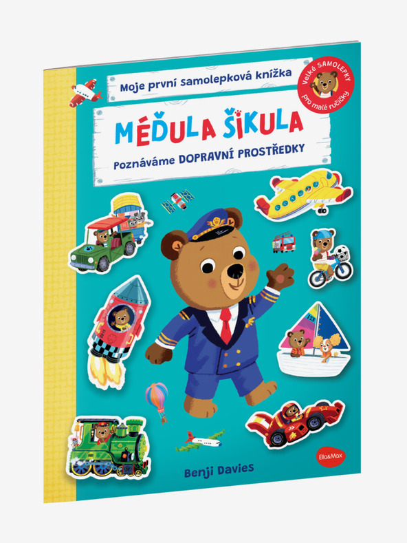 ELLA & MAX MÉďULA ŠIKULA: PRIJEVOZNA SREDSTVA POZNAJEMO - Knjiga naljepnica