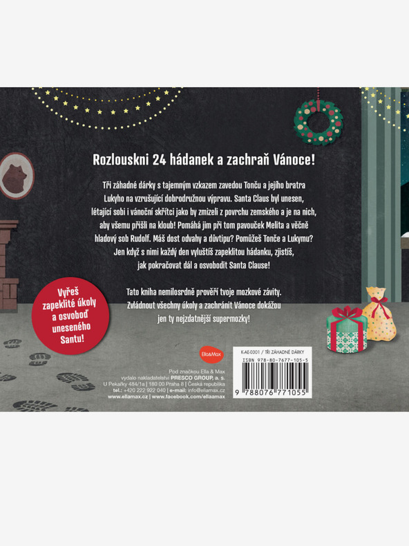 ELLA & MAX ESCAPE SOBA – TRI TAJANSTVENA POKLONA