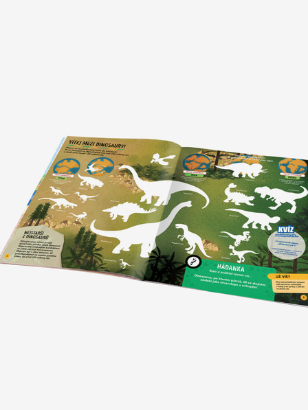 ELLA & MAX MISIJA DINOSAURUSA - Tražite i pljačkajte pomoću naljepnica