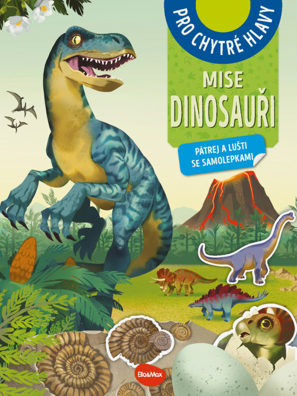 ELLA & MAX MISIJA DINOSAURUSA - Tražite i pljačkajte pomoću naljepnica
