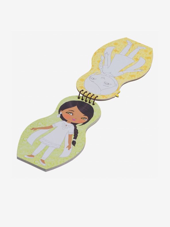 ELLA & MAX Oblačimo indijske lutke AŠNA - Bojanke