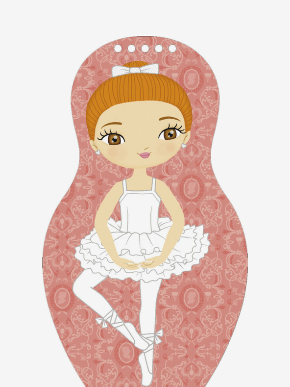 ELLA & MAX Oblačimo balerinke EMMA – Bojanka