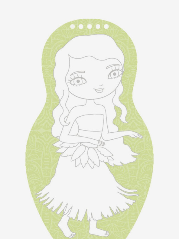 ELLA & MAX Oblačimo PLESAČE iz cijelog svijeta - Stranice za bojanje