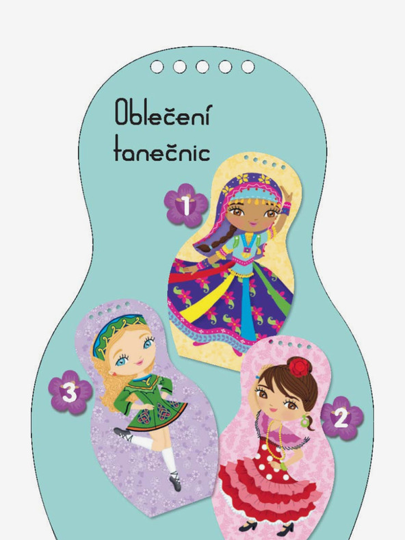 ELLA & MAX Oblačimo PLESAČE iz cijelog svijeta - Stranice za bojanje