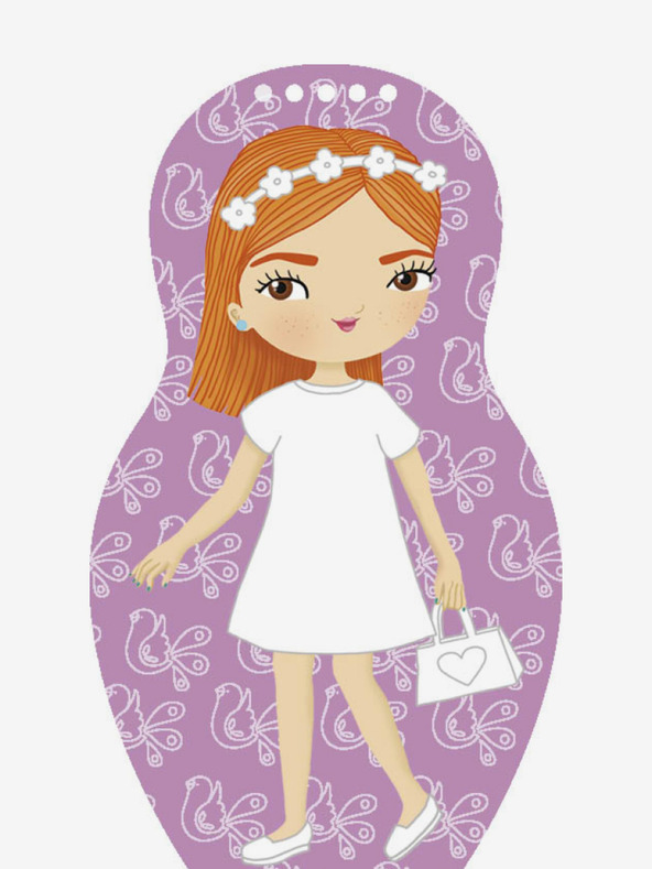 ELLA & MAX Oblačimo moravske lutke NATÁLKA - Bojanke