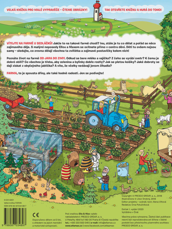 ELLA & MAX Velika FARMA knjiga za male pripovjedače
