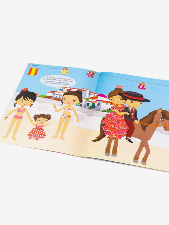 ELLA & MAX Haljine iz cijelog svijeta - knjiga naljepnica