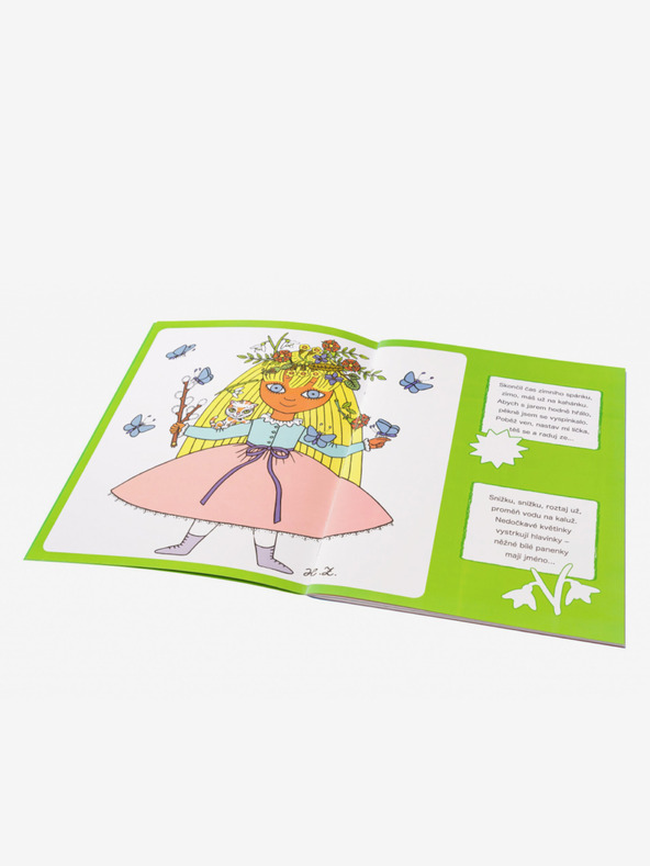 ELLA & MAX PROLJEĆE, LJETO, JESEN, ZIMA - Knjiga naljepnica i zagonetki