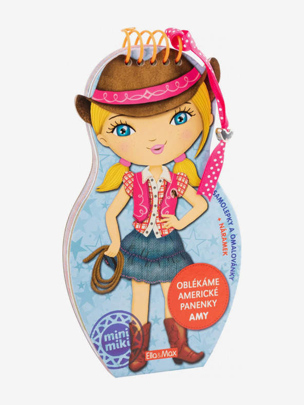 ELLA & MAX Obucite američke lutke AMY - bojanke