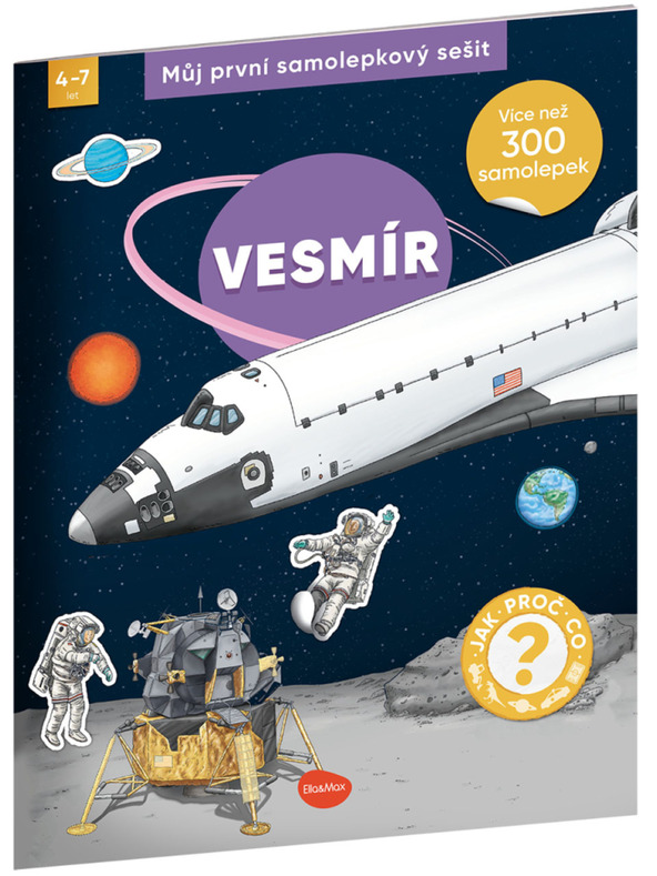 ELLA & MAX Moja prva knjiga naljepnica - SVEMIR