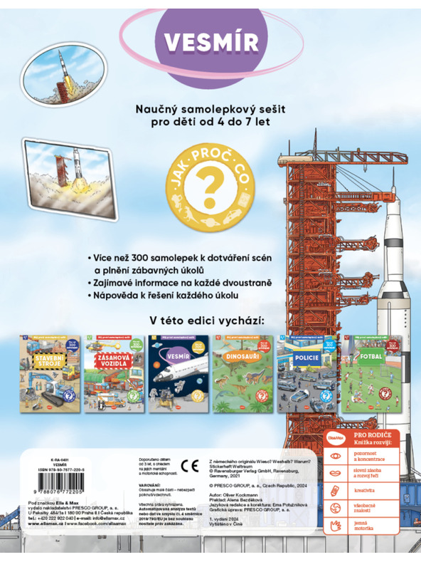 ELLA & MAX Moja prva knjiga naljepnica - SVEMIR