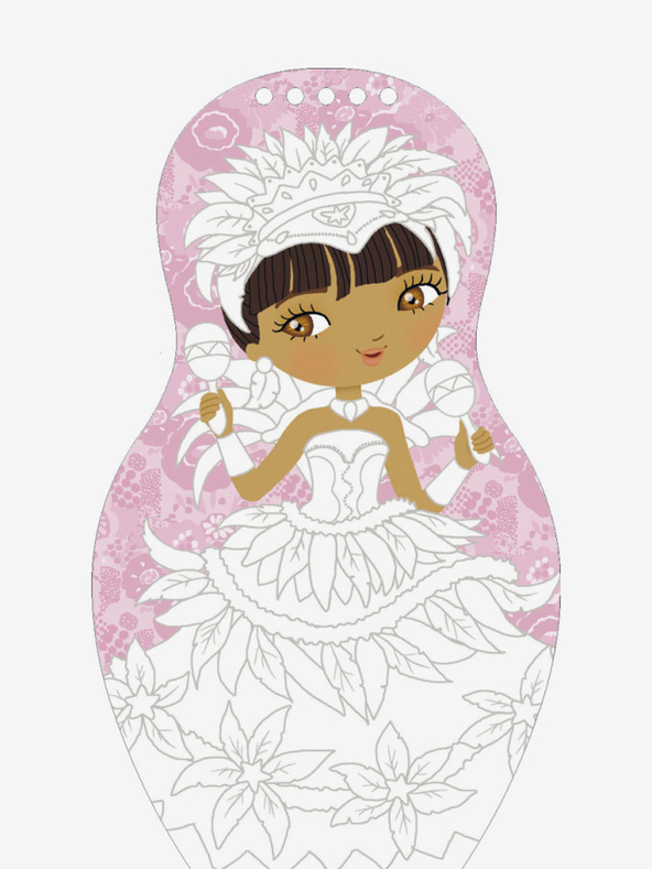 ELLA & MAX Obuci lutke za KARNEVAL - Stranice za bojanje