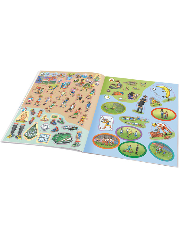 ELLA & MAX Moja prva knjiga naljepnica - NOGOMET