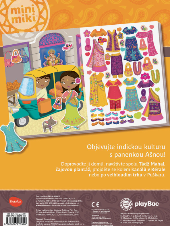 ELLA & MAX Haljina za AŠNU - Knjiga naljepnica