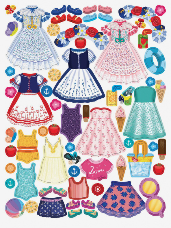 ELLA & MAX Haljine za VIKTORKU ─ Knjiga naljepnica