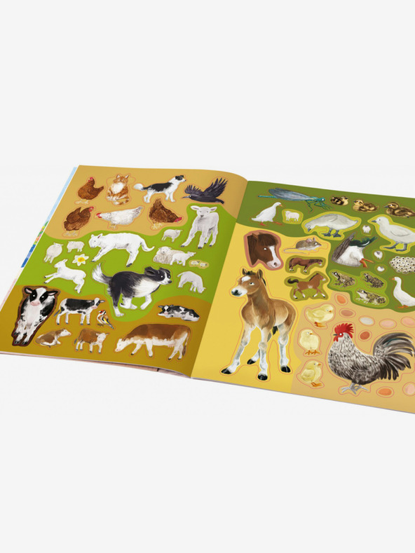 ELLA & MAX KONJI, KOKOŠI i ostale domaće životinje - Knjiga naljepnica