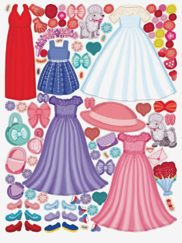 ELLA & MAX Haljine za TEREZKU ─ Knjiga naljepnica