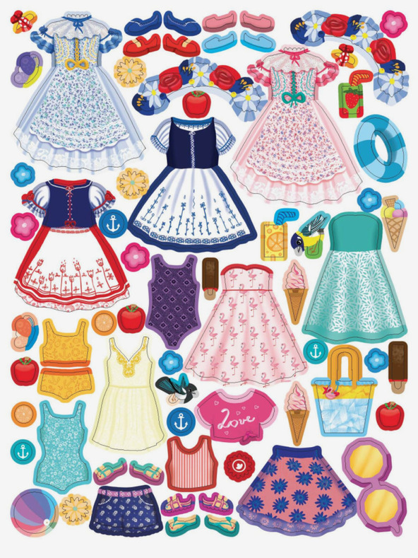 ELLA & MAX Haljine za TEREZKU ─ Knjiga naljepnica