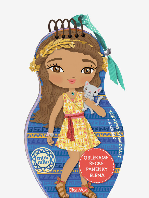 ELLA & MAX Oblačimo grčke lutke ELENA - Bojanke