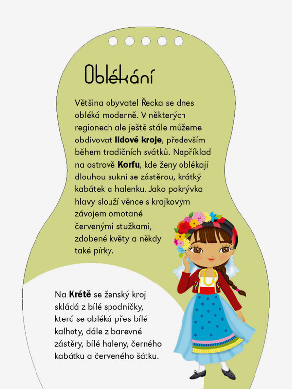 ELLA & MAX Oblačimo grčke lutke ELENA - Bojanke