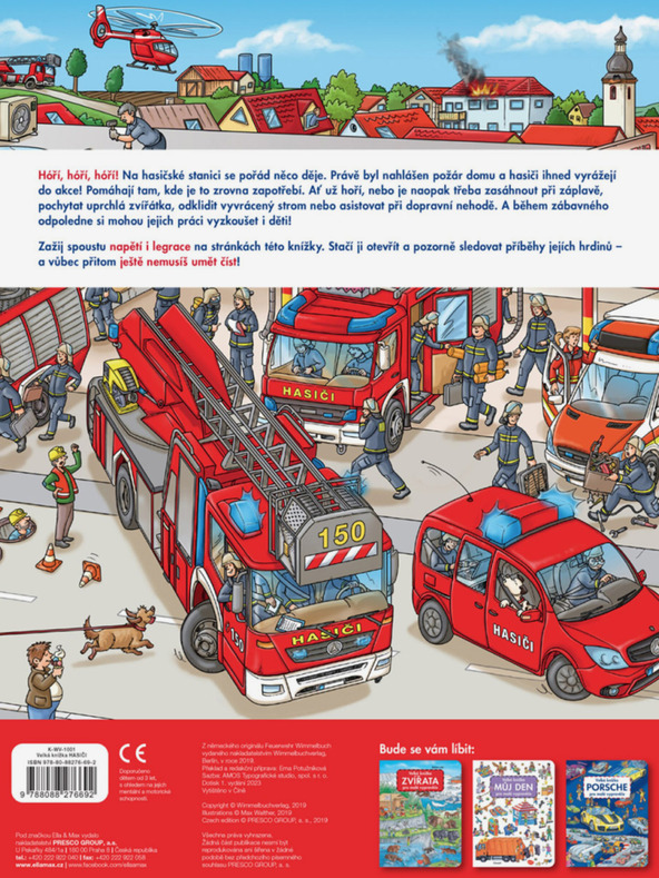 ELLA & MAX Velika knjiga VATROGASCI za male pripovjedače