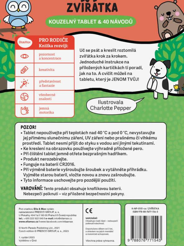 ELLA & MAX Čarobna tableta & 40 uputa - ŽIVOTINJE