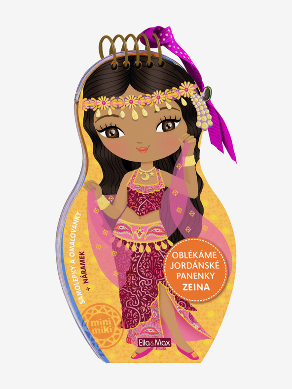 ELLA & MAX Oblačimo jordanske lutke ZEINA - Bojanke