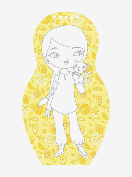 ELLA & MAX Oblačimo jordanske lutke ZEINA - Bojanke