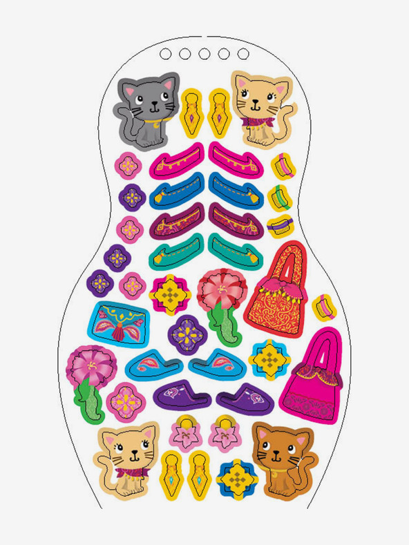 ELLA & MAX Oblačimo jordanske lutke ZEINA - Bojanke