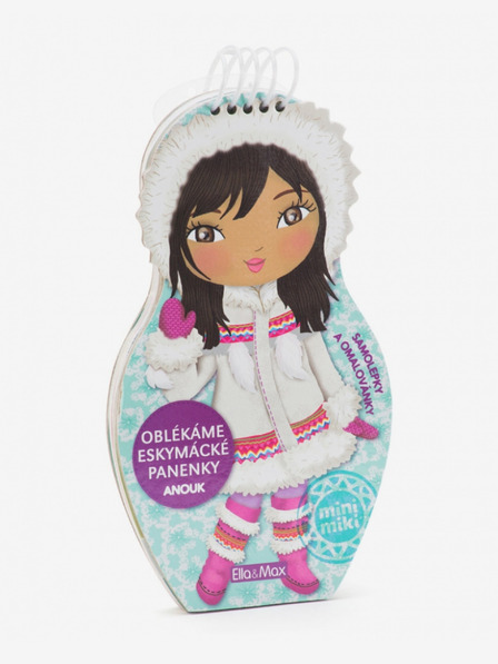 ELLA & MAX Oblačimo eskimske lutke Anouk - bojanke