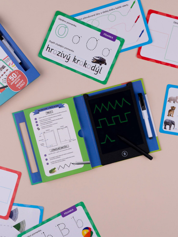 ELLA & MAX Čarobni tablet i kartice koje se mogu brisati - Prva SKULPTURA